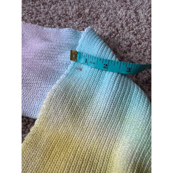 Lilly Pulitzer Sweater, Ombre Ritzanna style; Medium, 100% Cotton, long sleeve - Picture 7 of 10